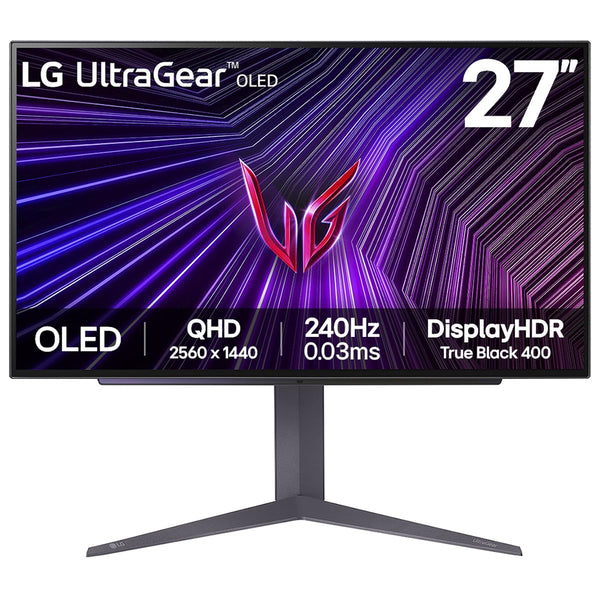 LG UltraGear OLED Gaming Monitor 32GS95UV-B, 32 inch UHD 4K, Dual mode 4K: 240Hz / FHD: 480Hz, 0.03ms Response Time, NVIDIA G-Sync & AMD FreeSync Premium Pro, 7W Stereo speakers, DisplayPort, HDMI 2.1