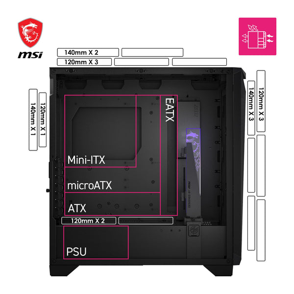 MPG VELOX 100P AIRFLOW