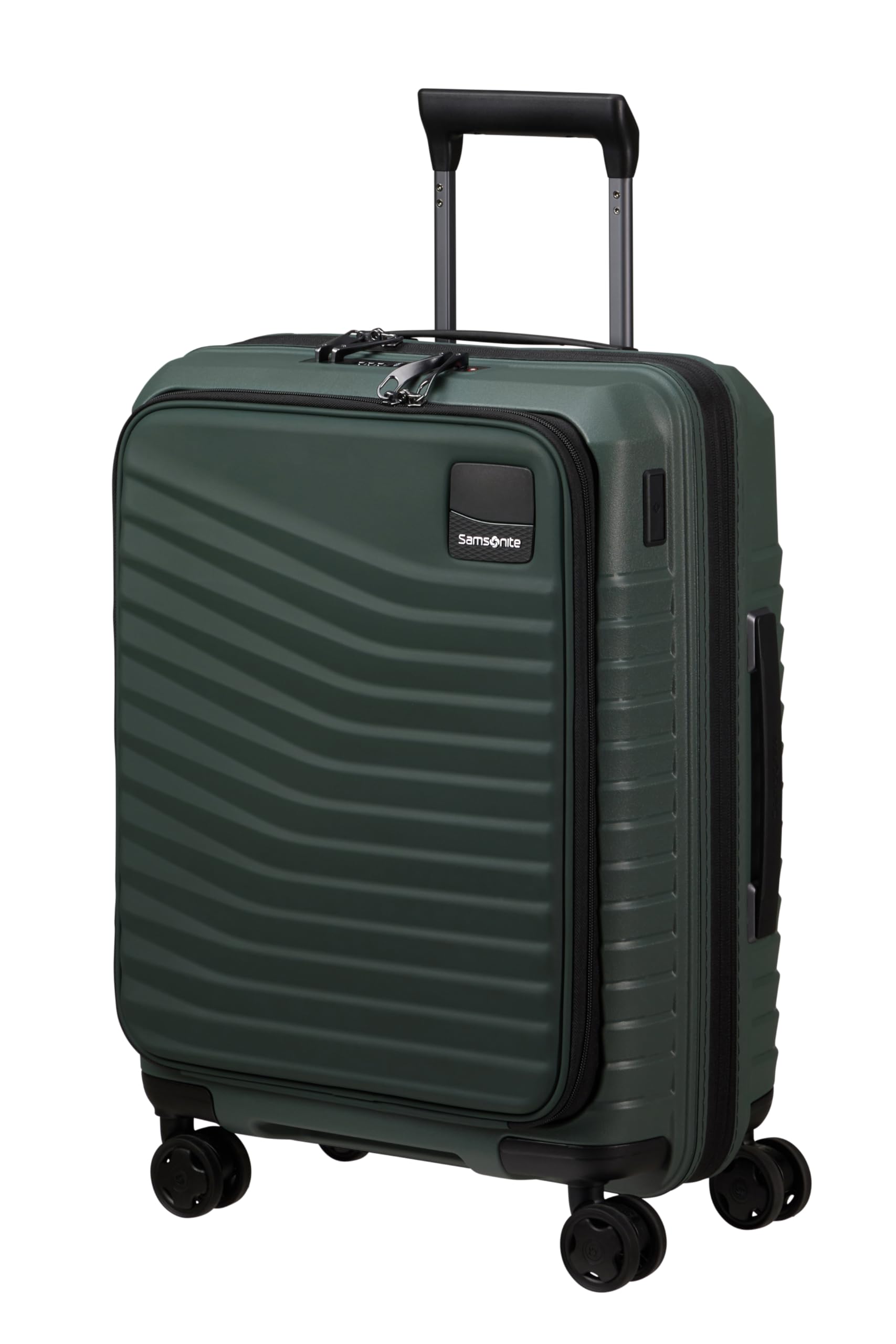 Samsonite Intuo - Spinner M, Expandable Suitcase, 69 cm, 79/87 l, Black (Black)