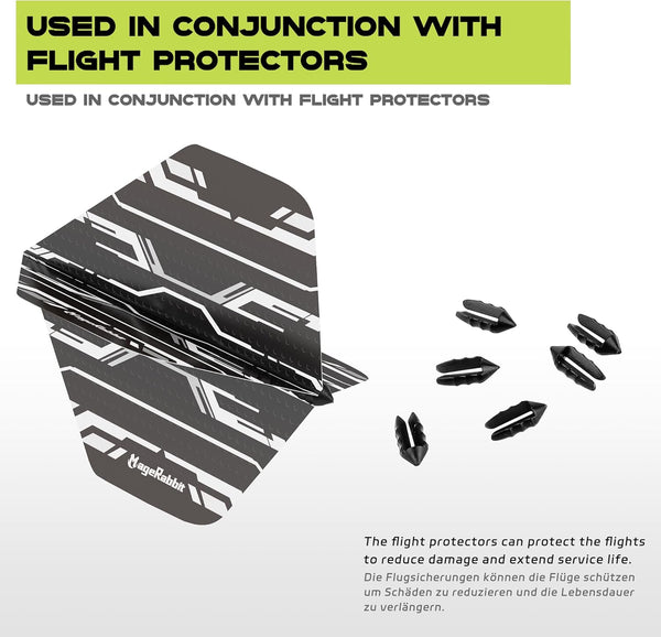 MageRabbit Soft Tip Darts - 12pcs 18g with 50 Extra Tips & 16 Flight Protectors, Includes Wrench for Electronic Dart Board