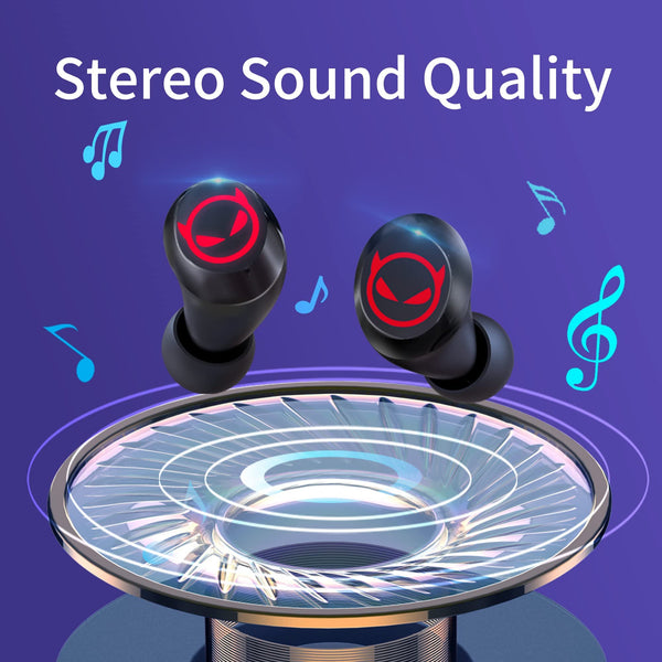Earbuds for Kids Cute Design in-Ear Wireless Earphones for Kids Boys Adult Bluetooth 5.3 Waterproof Sport Stereo Headphones with Mic for Phone