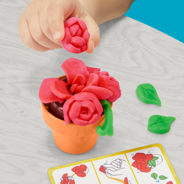 Play-Doh Blooming Flowers Playset, Creative Crafts for Toddlers, Arts and Crafts