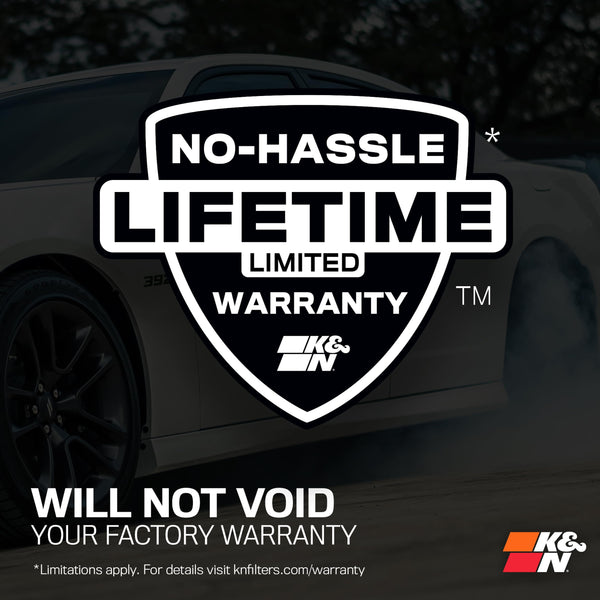 K&N 57-3514 Washable and Reusable Car Performance Intake Kit