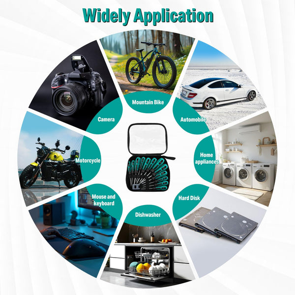 Screwdriver Set 10pcs, Magnetic Screwdriver Set 5pcs Phillips Screwdrivers and 5pcs Slotted/Flat Head Screwdrivers, Chrome Vanadium Steel Made