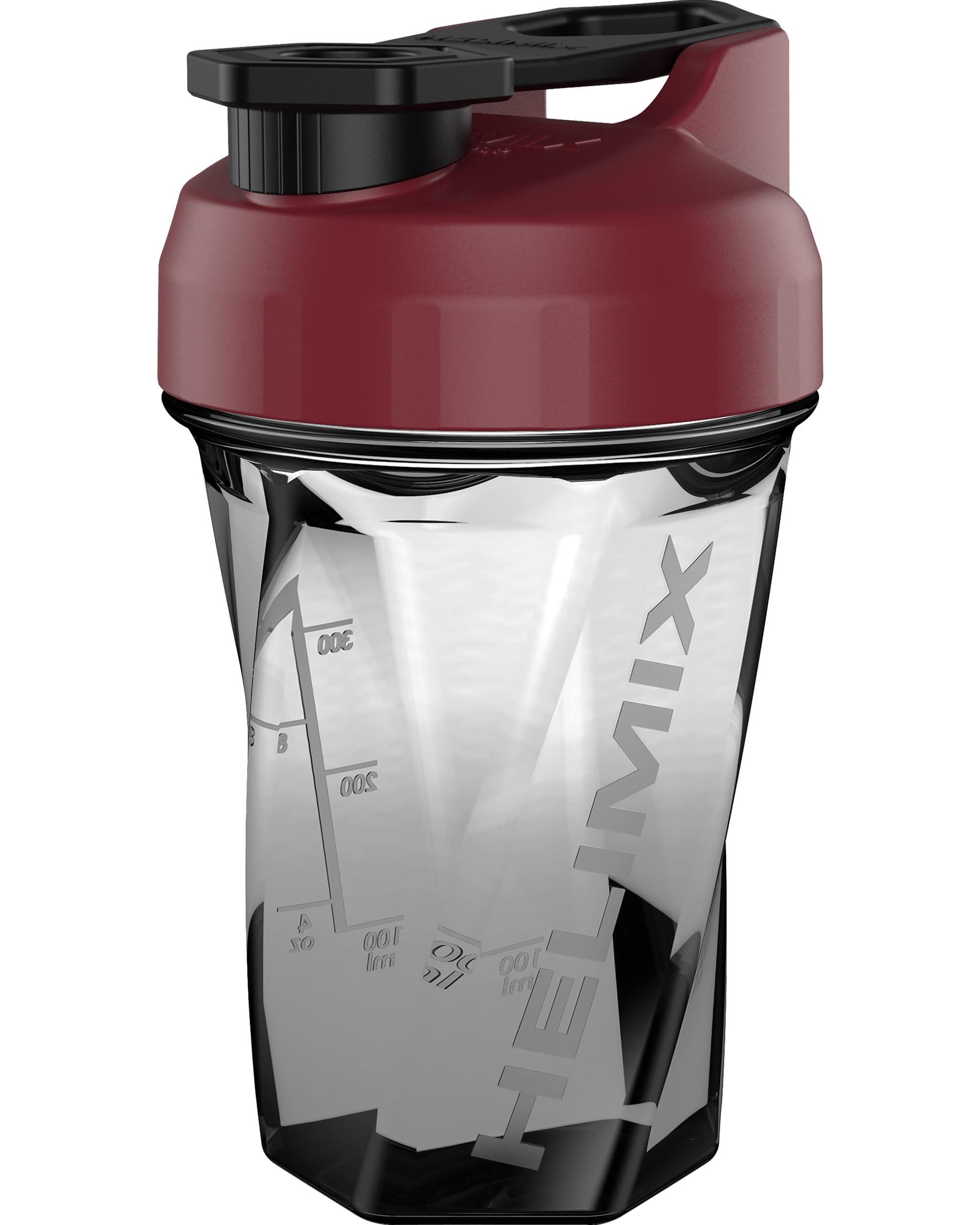 Helimix 2.0 Vortex Blender Shaker Bottle 828 ml - No Blending Ball or Whisk - USA Made - Portable Pre Workout Whey Protein Drink Cup - Mixes Cocktails Smoothies Shakes - Top Rack Safe