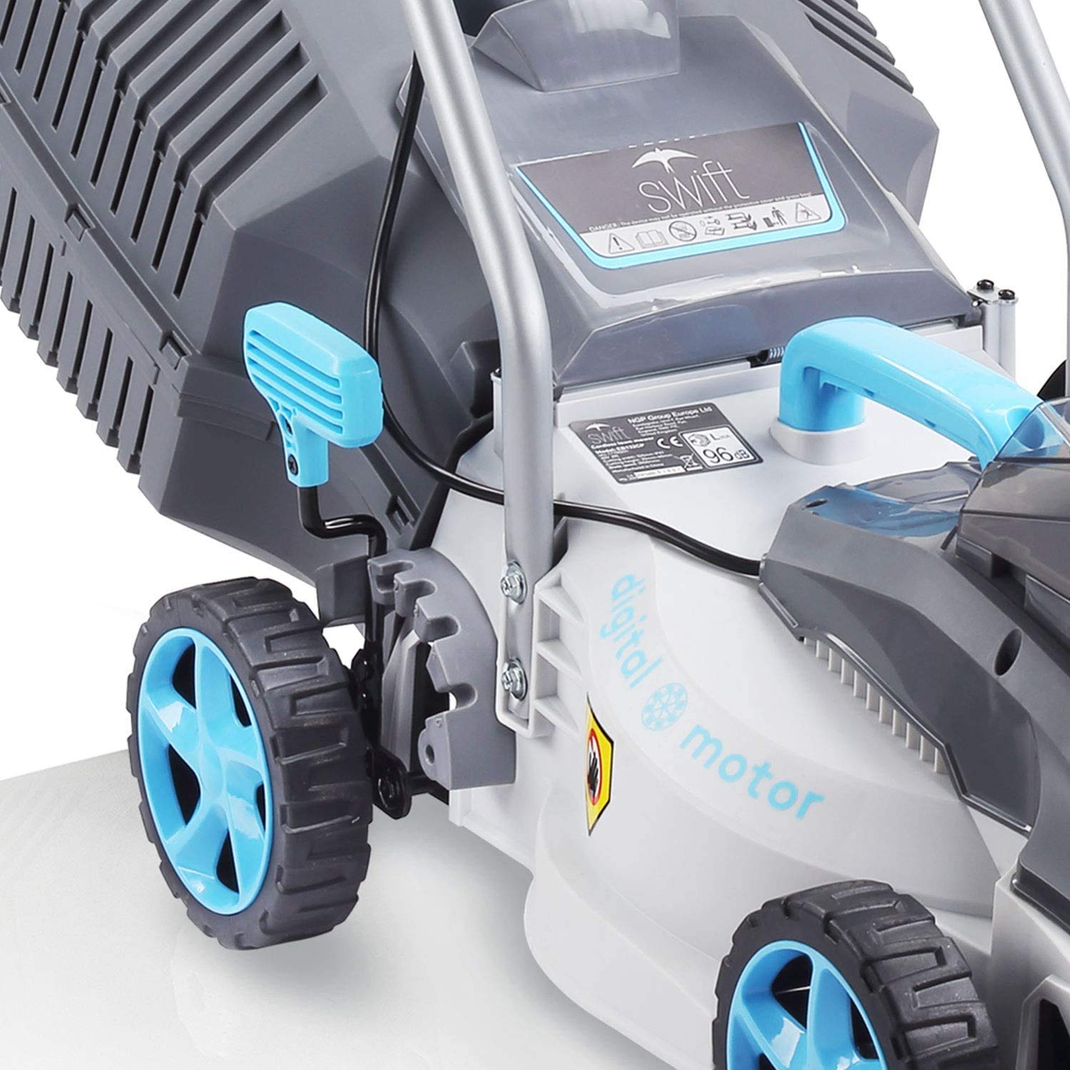 swift 40V Cordless Lawnmower with battery and charger, Brushless motor, 32cm cutting width,Mulching, 30L Grass Box, 5 Cutting Heights, including 1pc 2.0Ah Battery and Charger