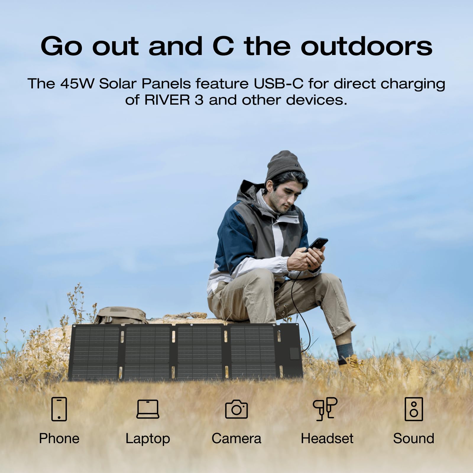 EF ECOFLOW RIVER 2 256Wh Portable Power Station with XT60 Cable, Solar Generator with LiFeP04, up to 600 W Power, Quick Charge in 1 Hour, Balcony Power for Camping/Emergency Power/Motorhomes/Home