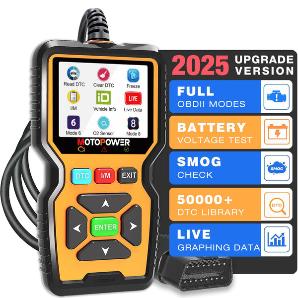 MOTOPOWER MP69038 Car OBD2 Scanner Code Reader Engine Fault Code Reader Scanner CAN Diagnostic Scan Tool - Elite Edition