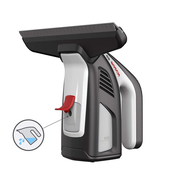Bosch Cordless Window Vac GlassVAC (for windows, tiles, mirrors and shower, running time: approx. 35 windows, in carton packaging)
