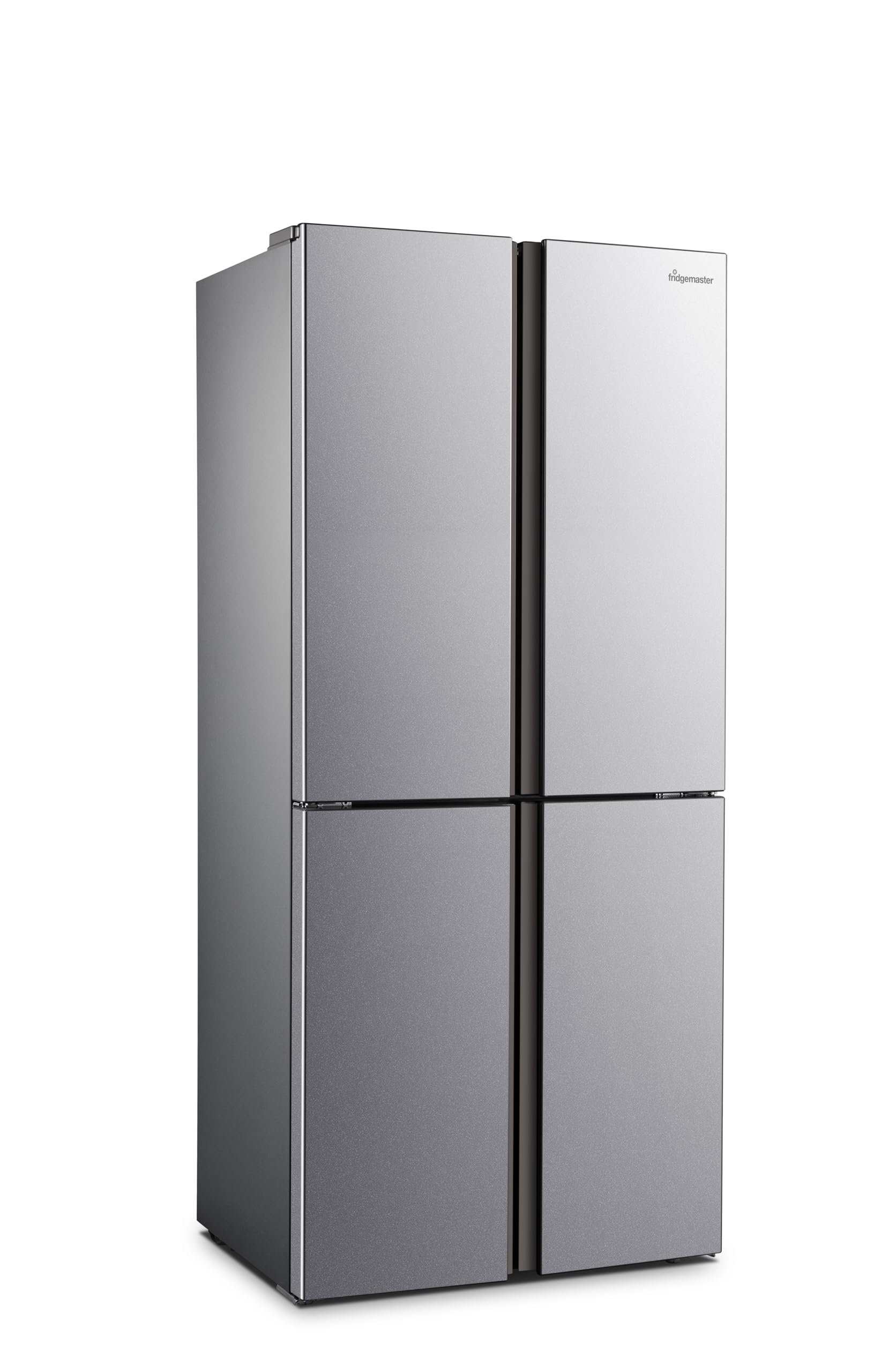 Fridgemaster MS83430EB Freestanding Slim American Side by side Door Fridge Freezer 441L, Total No Frost, Inverter compressor, Black, 83.2x178.0cm, Energy Rating E