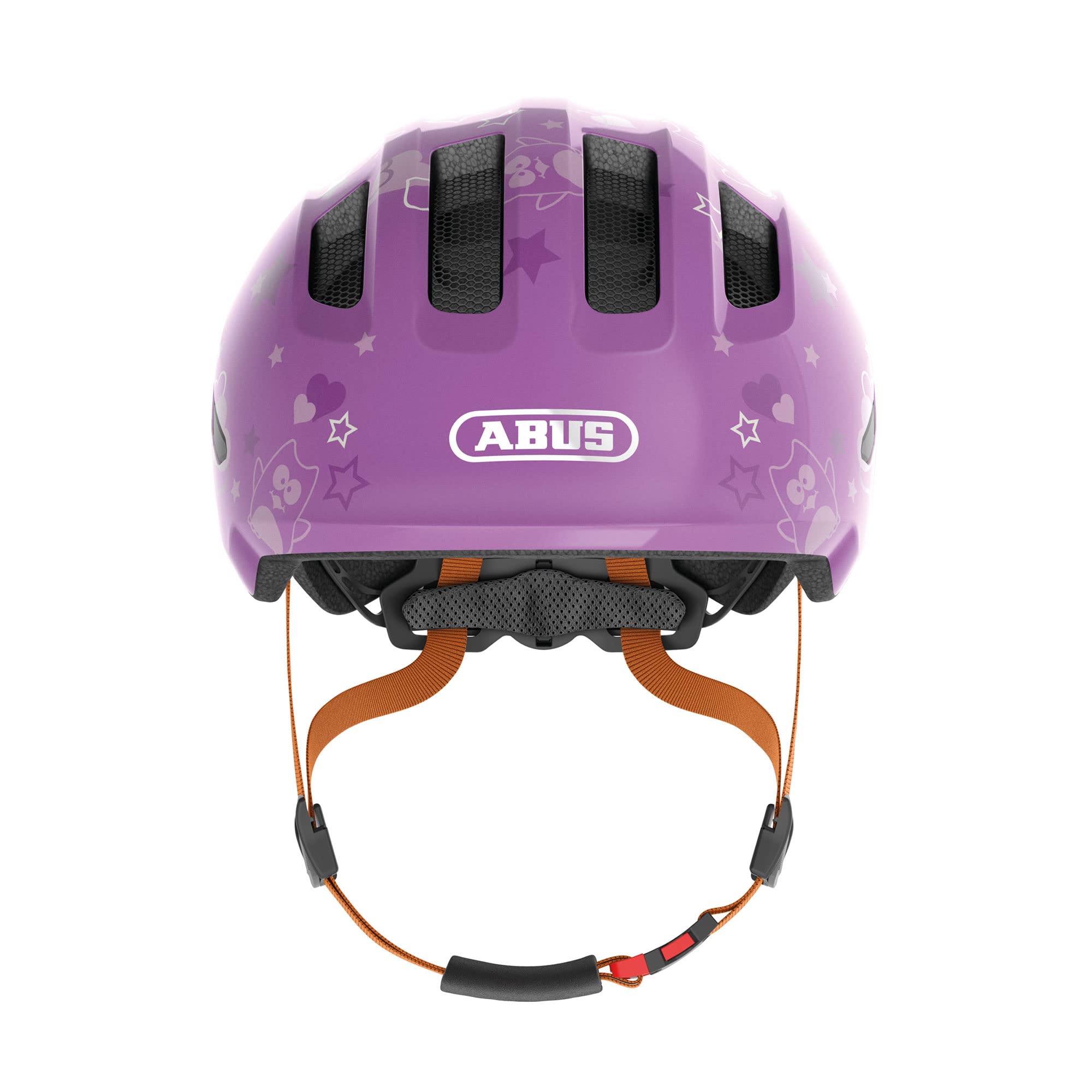 ABUS Smiley 3.0 children's helmet - bike helmet with a low fit, child-friendly designs and space for a pigtail - for girls and boys