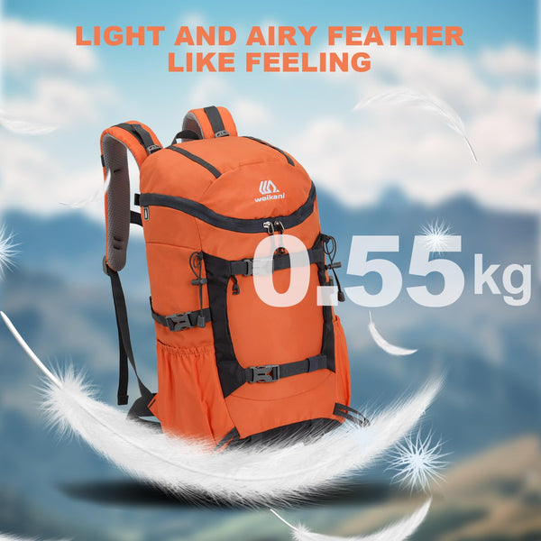 jianyana Hiking Backpack Waterproof 30L Foldable Rucksack Lightweight Camping Bag skiing climb mountains Camping Trekking Hiking Walking Cycling Climbing Outdoor Sports for Women Men