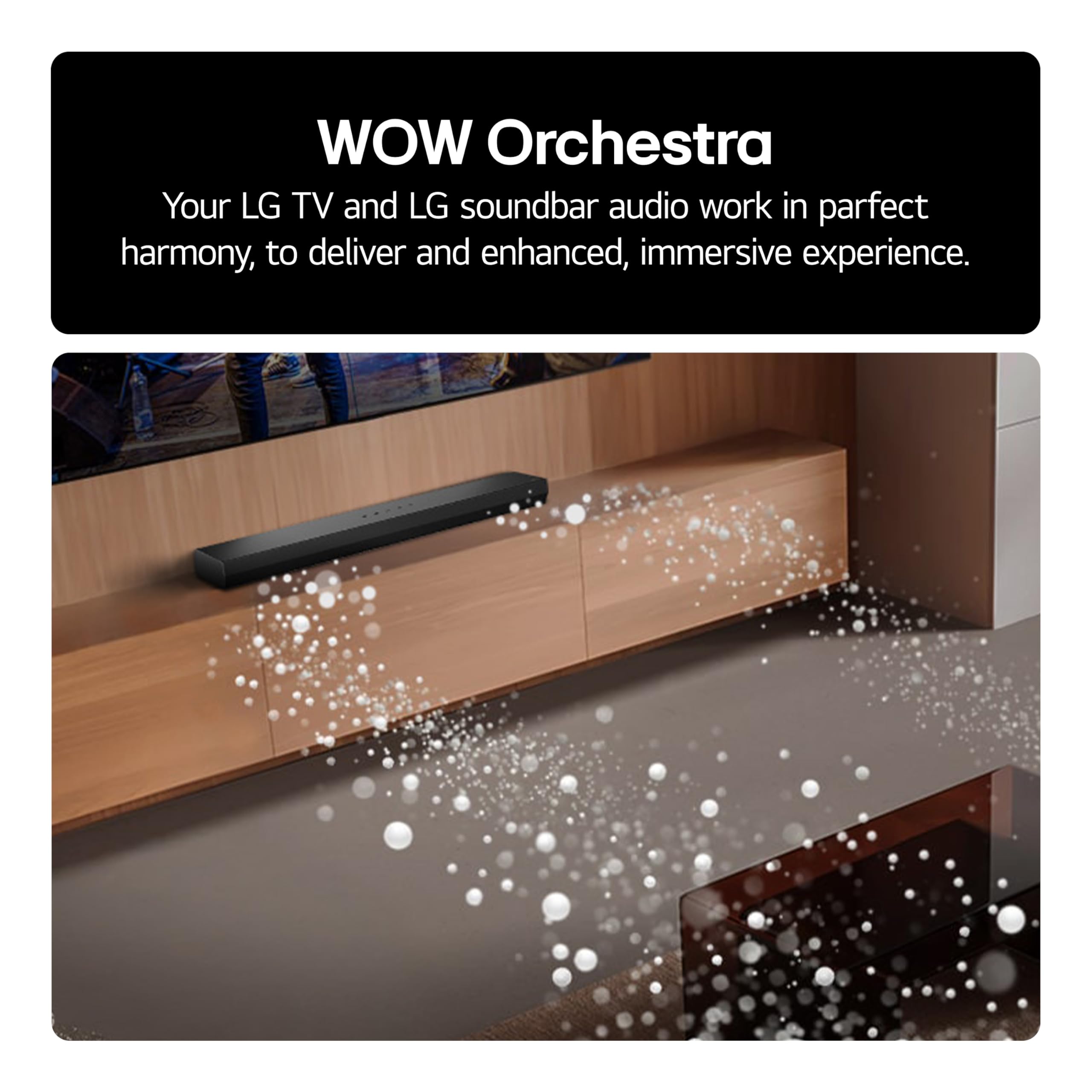 LG USC9S Bluetooth Soundbar for TV with Dolby Atmos & Wireless Subwoofer 3.1 channel