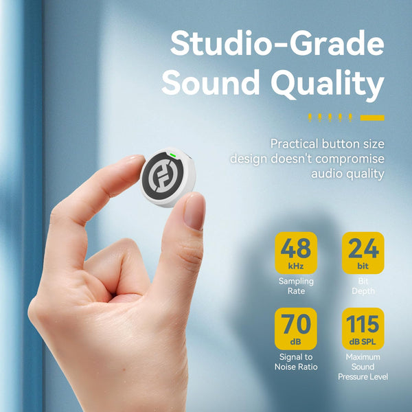 Hollyland Lark M2 Wireless Lavalier Microphone (2TX+1RX) Compatible with Camera, iPhone, Android, PC, 300m LOS Range, Hi-Fi Audio, Noise Cancelling, 40H Duration, Lapel Mic for Livestream Vlog-Black