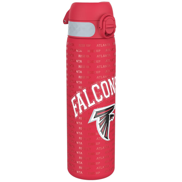 Ion8 NFL Jaguars Lightweight Steel Water Bottle, 600 ml/20 oz, Non-Insulated, Leak Proof, Easy to Open, Secure Lock, Dishwasher Safe, Flip Cover, Fits Cup Holders, Metal Water Bottle