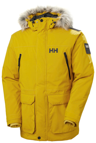 Helly Hansen Men's Reine Parka – Waterproof Insulated Parka with Adjustable Hood and Reflective Details