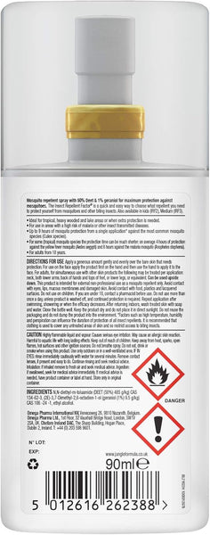 Jungle Formula Maximum Strength Insect Repellent Aerosol Spray (90ml - 50% DEET) - Up To 9 Hour Protection Against Mosquitoes, Ticks & Biting Insects - Mosquito Repellent For Travel & Domestic Use