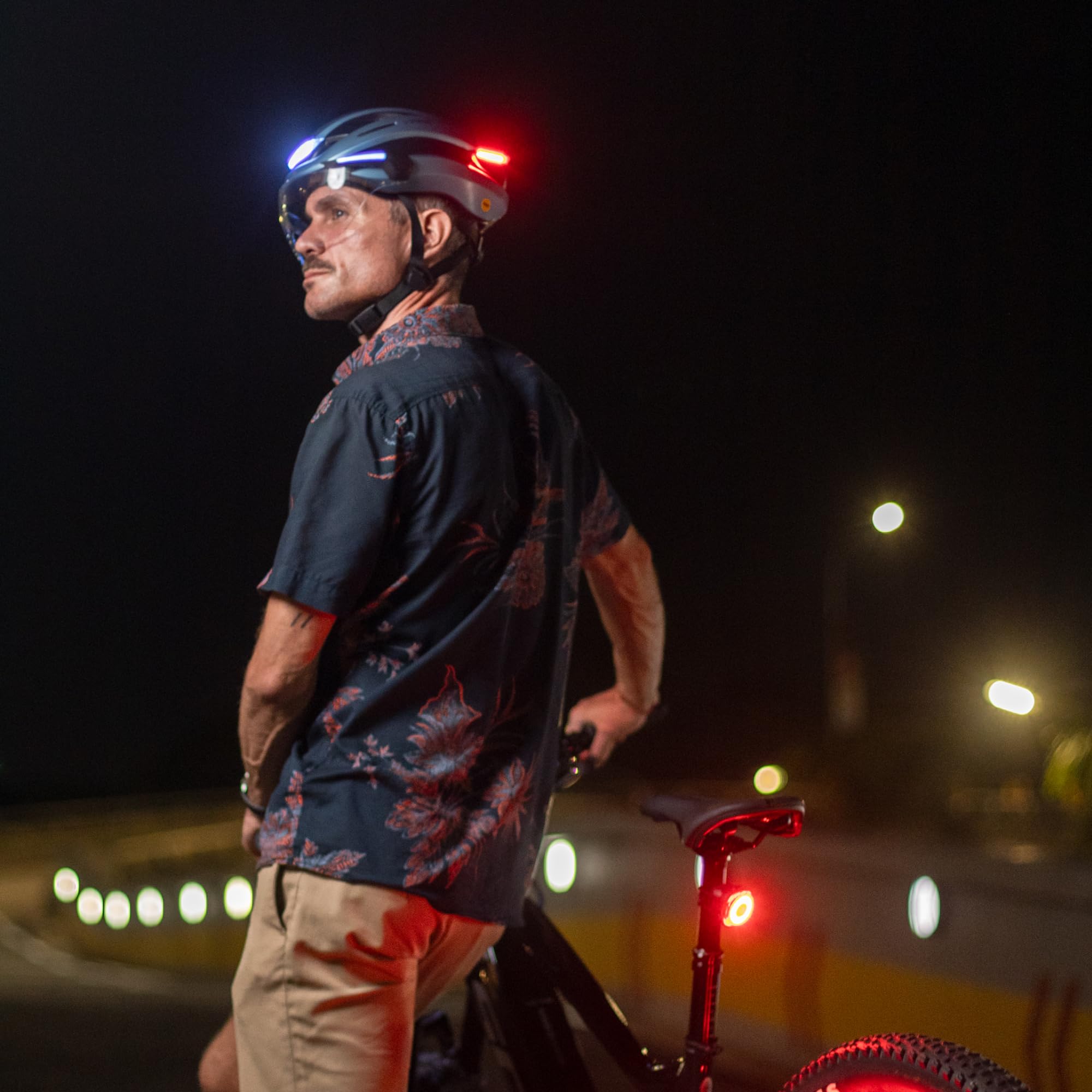 Lumos Ultra E-Bike Smart Helmet | NTA 8667 Certified | Front & Rear LED Lights | Retractable Face Shield | App Controlled | EBike, Scooter, Cycling, Bicycle | Adults, Men Women