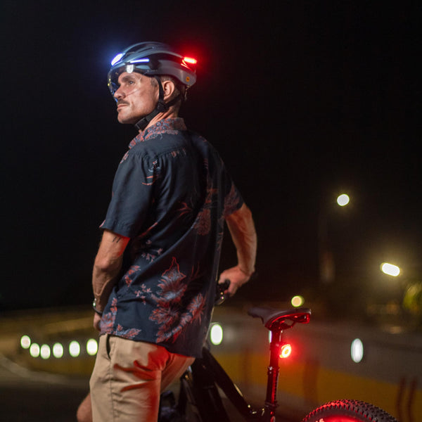 Lumos Ultra E-Bike Smart Helmet | NTA 8667 Certified | Front & Rear LED Lights | Retractable Face Shield | App Controlled | EBike, Scooter, Cycling, Bicycle | Adults, Men Women