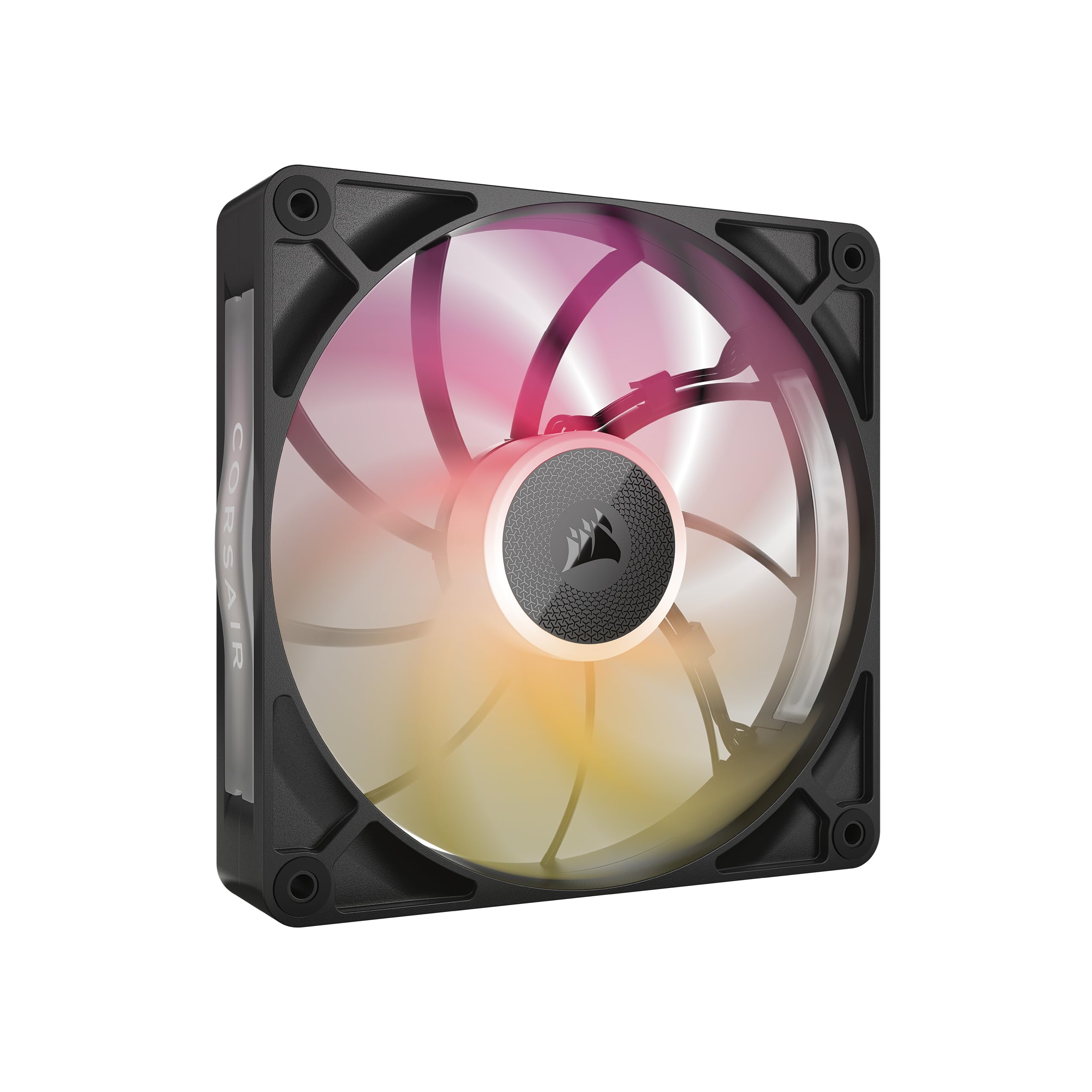 CORSAIR iCUE LINK RX120 MAX RGB 120mm PWM Thick Fans with iCUE LINK System Hub – High-Static Pressure – Magnetic Dome Bearing – Triple Pack – White