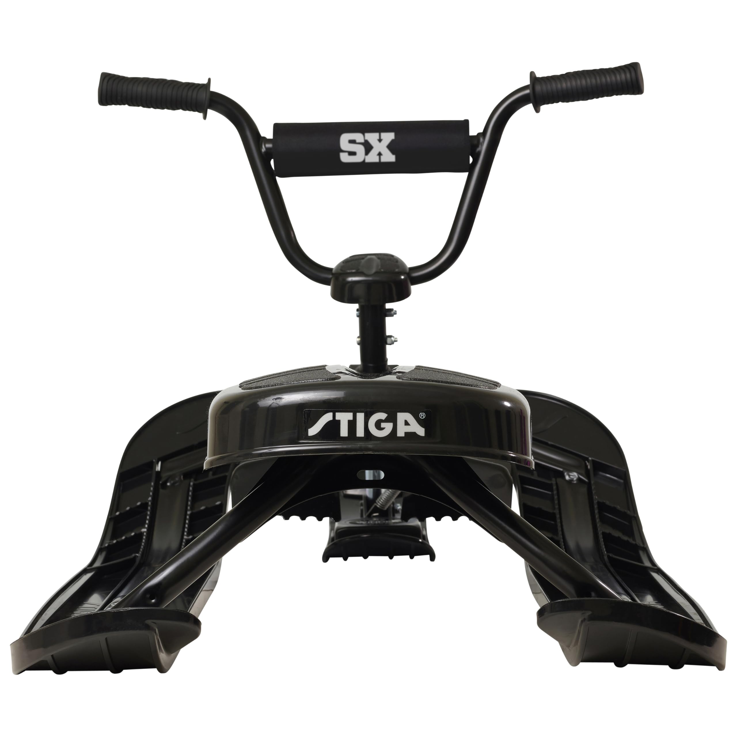 STIGA Snowracer Curve SX Racing Snow Sledge with BMX Steering Wheel and Brakes, for Children from 7 Years Old