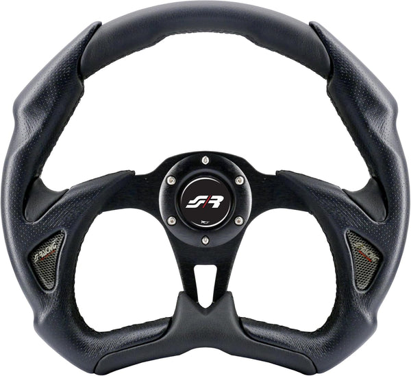 Simoni Racing X5350PUN/P Universal Steering Wheel, Black