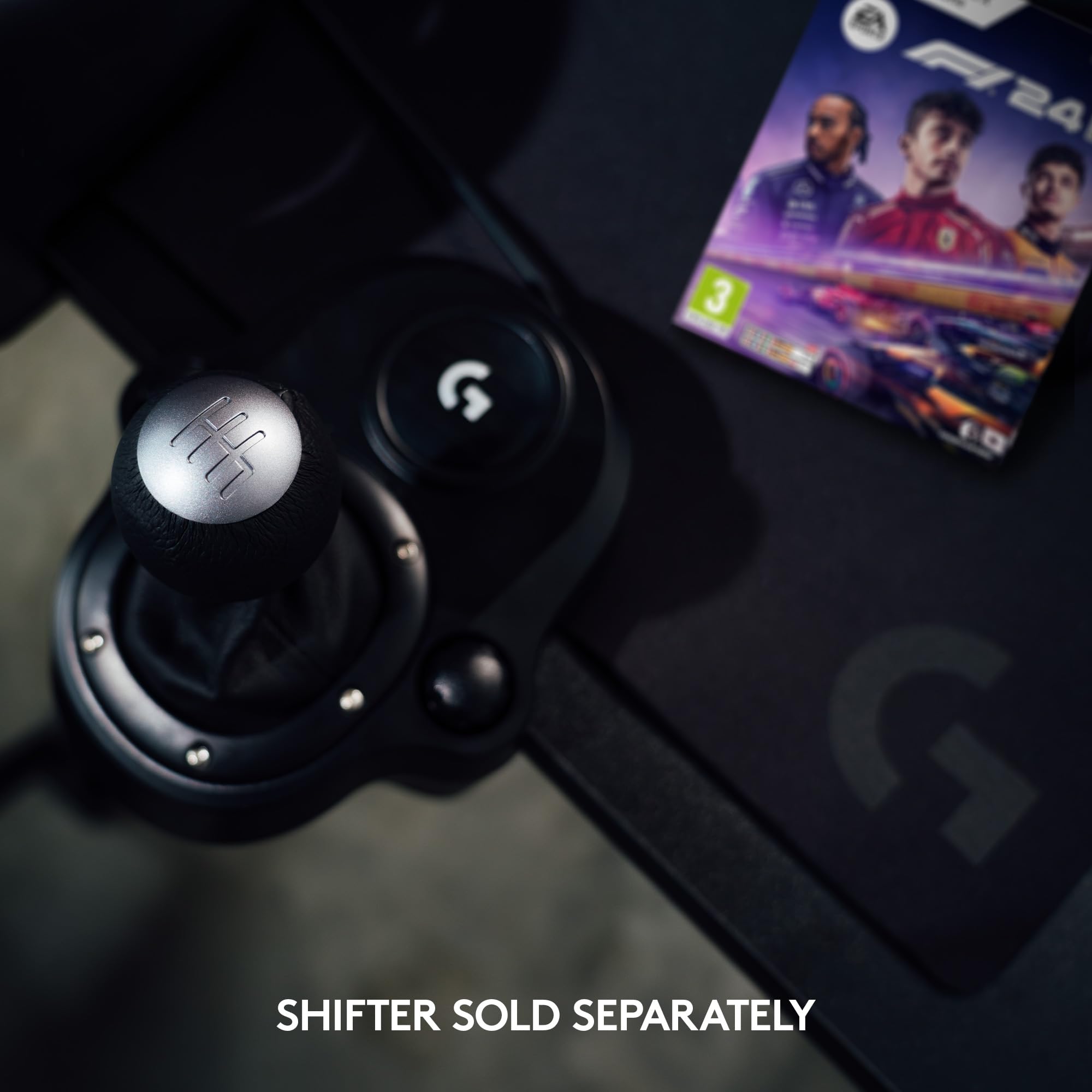 Logitech G G923 Racing Wheel and Pedals, TRUEFORCE up to 1000 Hz Force Feedback, Responsive Driving Design, Dual Clutch Launch Control, Genuine Leather Wheel Cover, for PS5, PS4, PC, Mac - Black