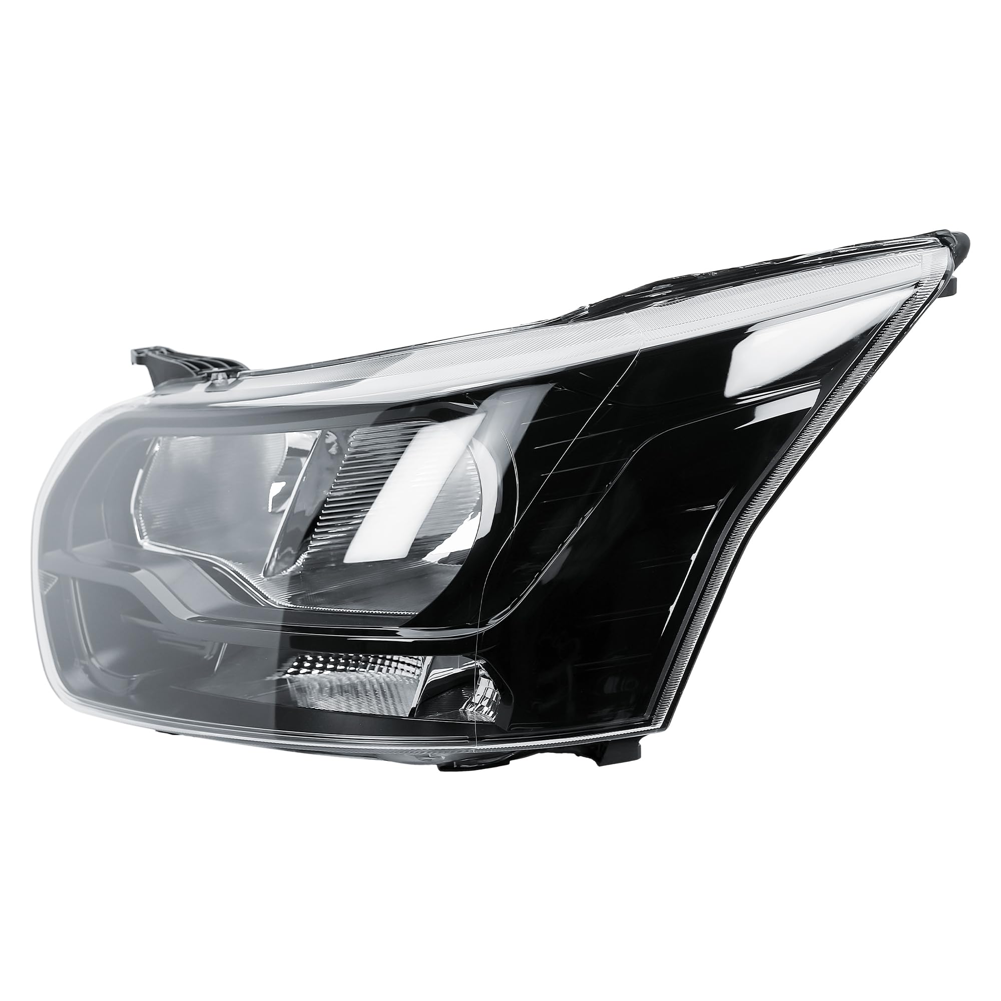 Replacement Passenger Left Side N/S Headlight Head Lamp Chrome Strip Electric Adjustment for Ford Transit MK8 2014-2025