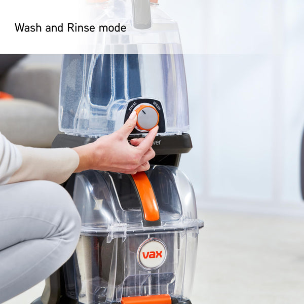 Vax Rapid Power Refresh Carpet Cleaner | Deep Clean and Leaves Carpets Dry in less than 1hr | XL Tank Capacity - CDCW-RPXR, Purple and Grey, 4.7L, 1200W