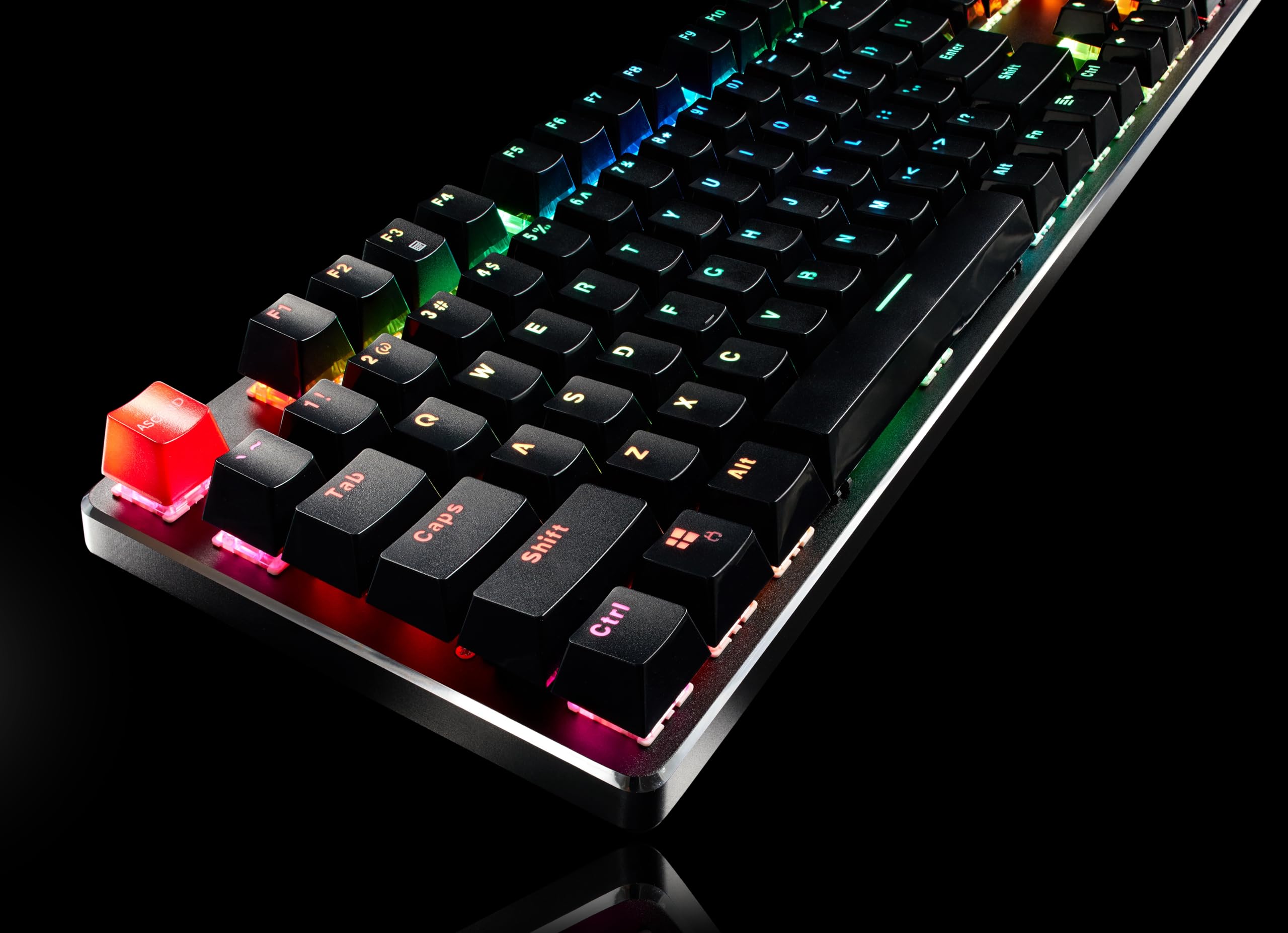 Glorious Gaming GMMK Compact 60%, Barebones (Frame Only) - Mechanical Gaming Keyboard, Per Key RGB, Hotswap & Customisable, International/ISO Layout - Black