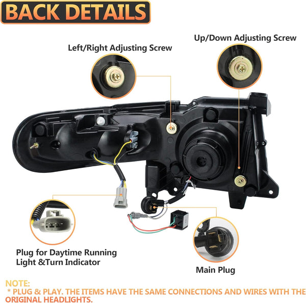 VLAND Rear Lights Compatible wth FJ Cruiser 2007-2023, Driver & Passenger Side