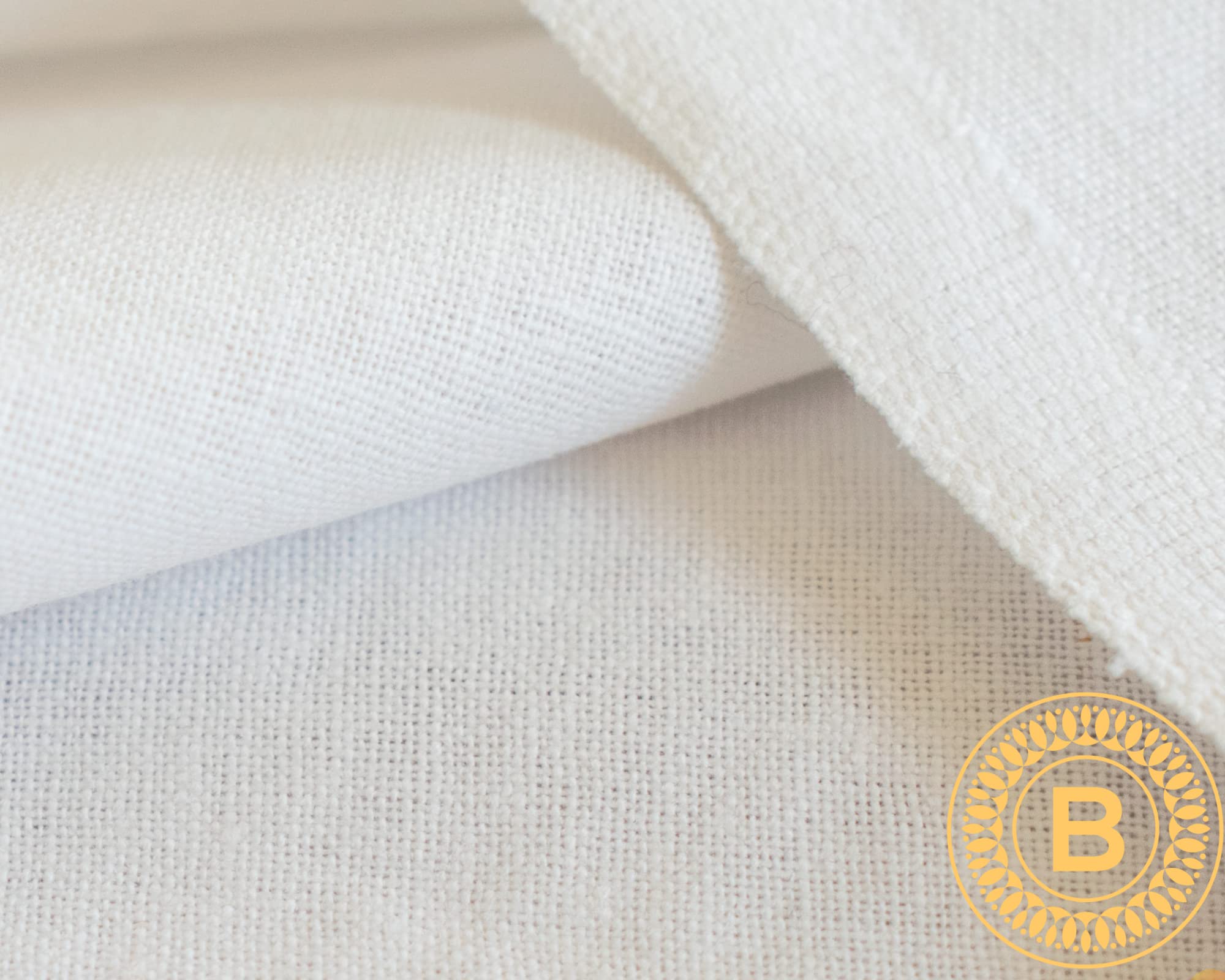 Plain White 100% Cotton Fabric for Arts & Crafts, Dressmaking, Quilting, Sewing, Bedding, Pillowcases, Bunting - 150 CM Extra Wide by BURLAS (White,