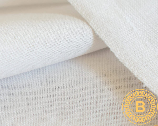 Plain White 100% Cotton Fabric for Arts & Crafts, Dressmaking, Quilting, Sewing, Bedding, Pillowcases, Bunting - 150 CM Extra Wide by BURLAS (White,