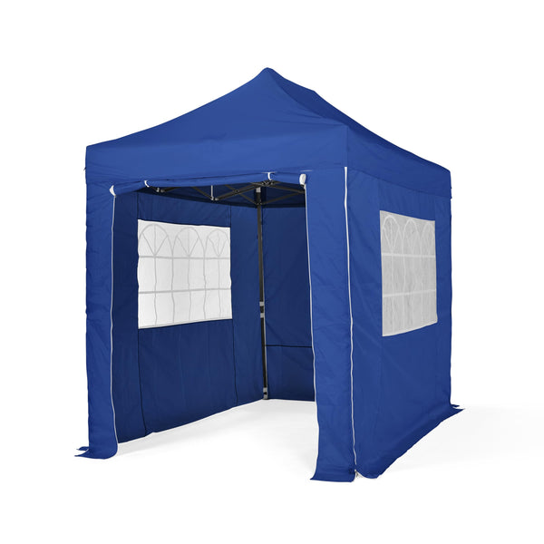 All Seasons Gazebos | 3x2m Pop Up Gazebo with 4 Side Walls & Accessory Pack | Heavy Duty, Fully Waterproof, High Grade Materials (Navy)