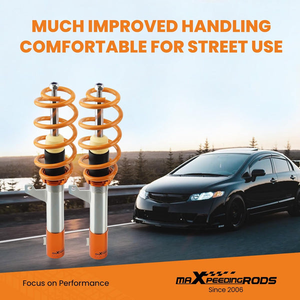 maXpeedingrods Coilovers for Jetta MK5/Golf MK5 MK6/Beetle 2012-2014/Touran 2004-2015/Scirooco 2008-2017