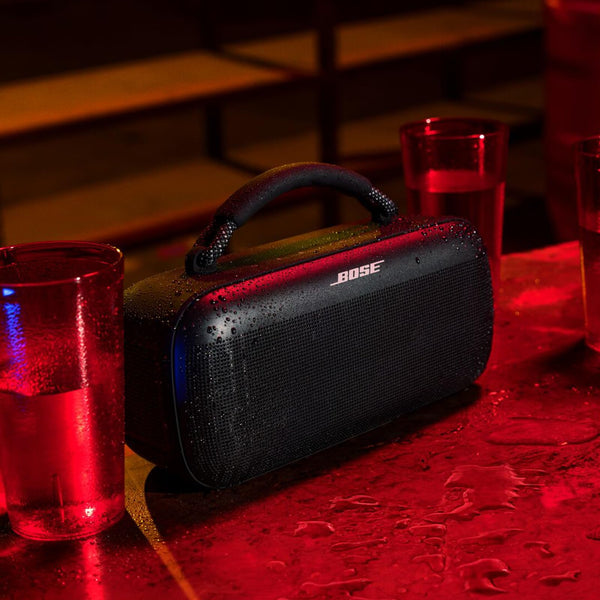 Bose SoundLink Max Portable Speaker, Large Waterproof Bluetooth Portable Sound Speaker, Up to 20 Hours of Battery Life, USB-C, Built-In 3.5 mm AUX Input, Black