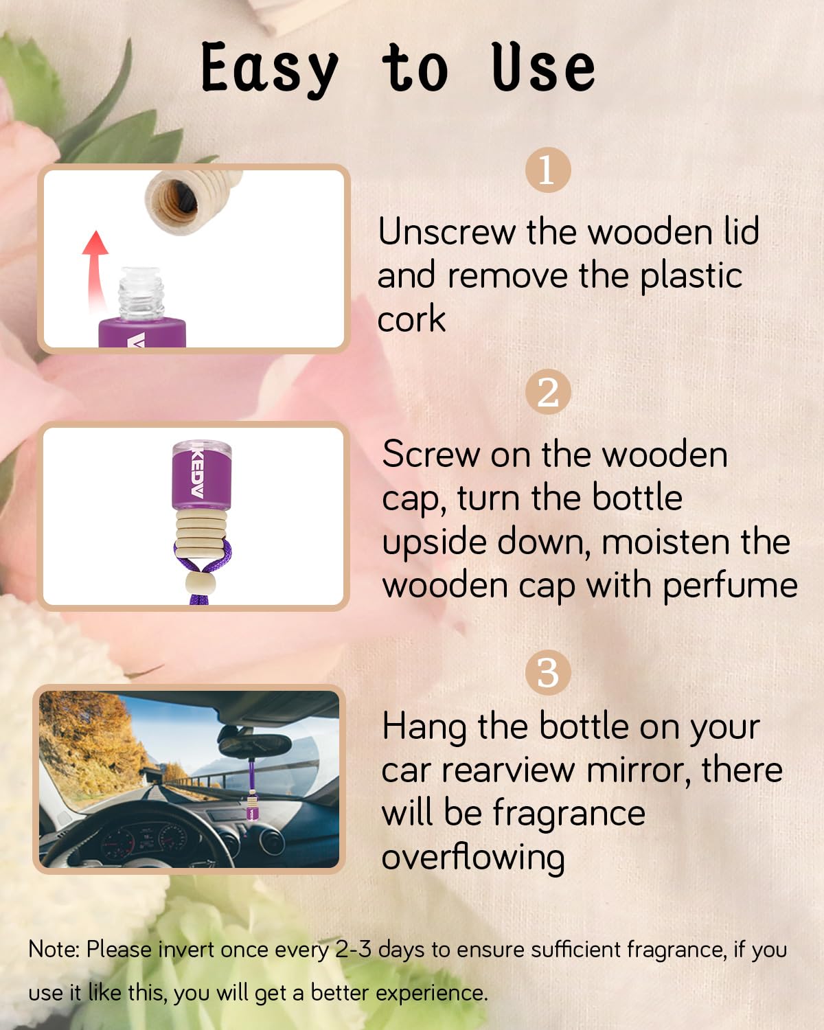 Ikeda scents Ikeda Car Air Fresheners | Automotive Hanging Pendant | Auto Perfume Diffuser with Real Oil | Strong and Long Last Fragrance | Fresh Smell Cover Odours | Car Accessories for Men Women