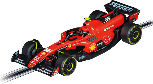 Carrera GO!!! 20064239 Ferrari SF-23 C. Sainz 1:43 Scale Slot Car, Official Formula 1 License, Suitable For Ages 6 Years+