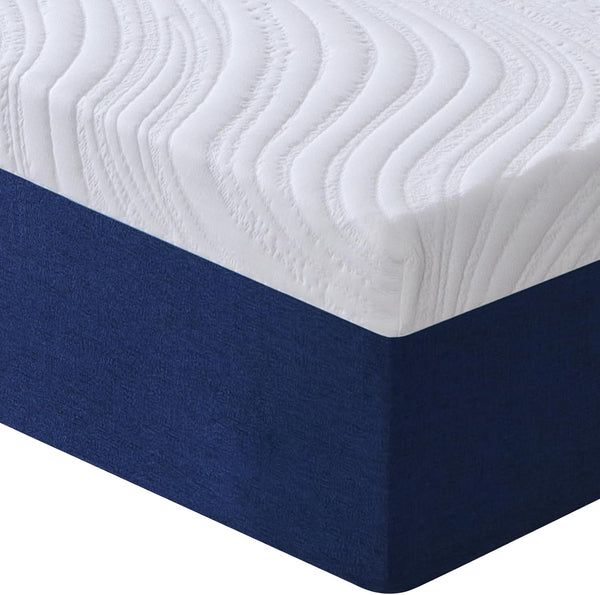 Hiimgo King Mattress (150x200x20cm) – 20cm Medium Firm Memory Foam Mattress with Carved Knitted Cover for Pressure & Back Pain Relief
