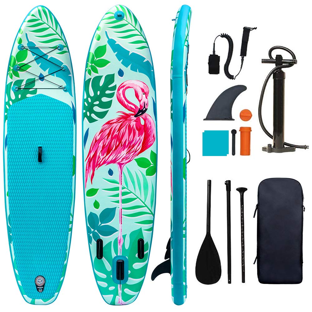 TIGERXBANG Inflatable Stand Up Paddle Board SUP Board with Kayak Seat |320x82x15cm| 305x82x15cm| for Adults/Kids| ISUP PaddleBoarding Complete Kit