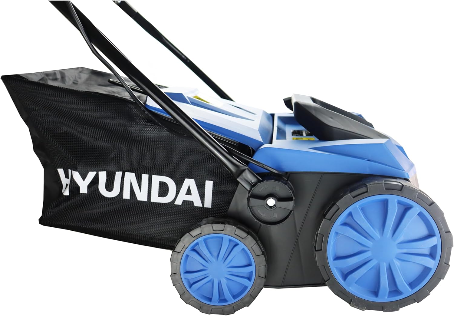 Hyundai 1600W 15'' 38cm Artificial Grass Sweeper Multi-use Brush 45 Litre Collection Bag 5 adjustable sweeping heights 3 Year Warranty