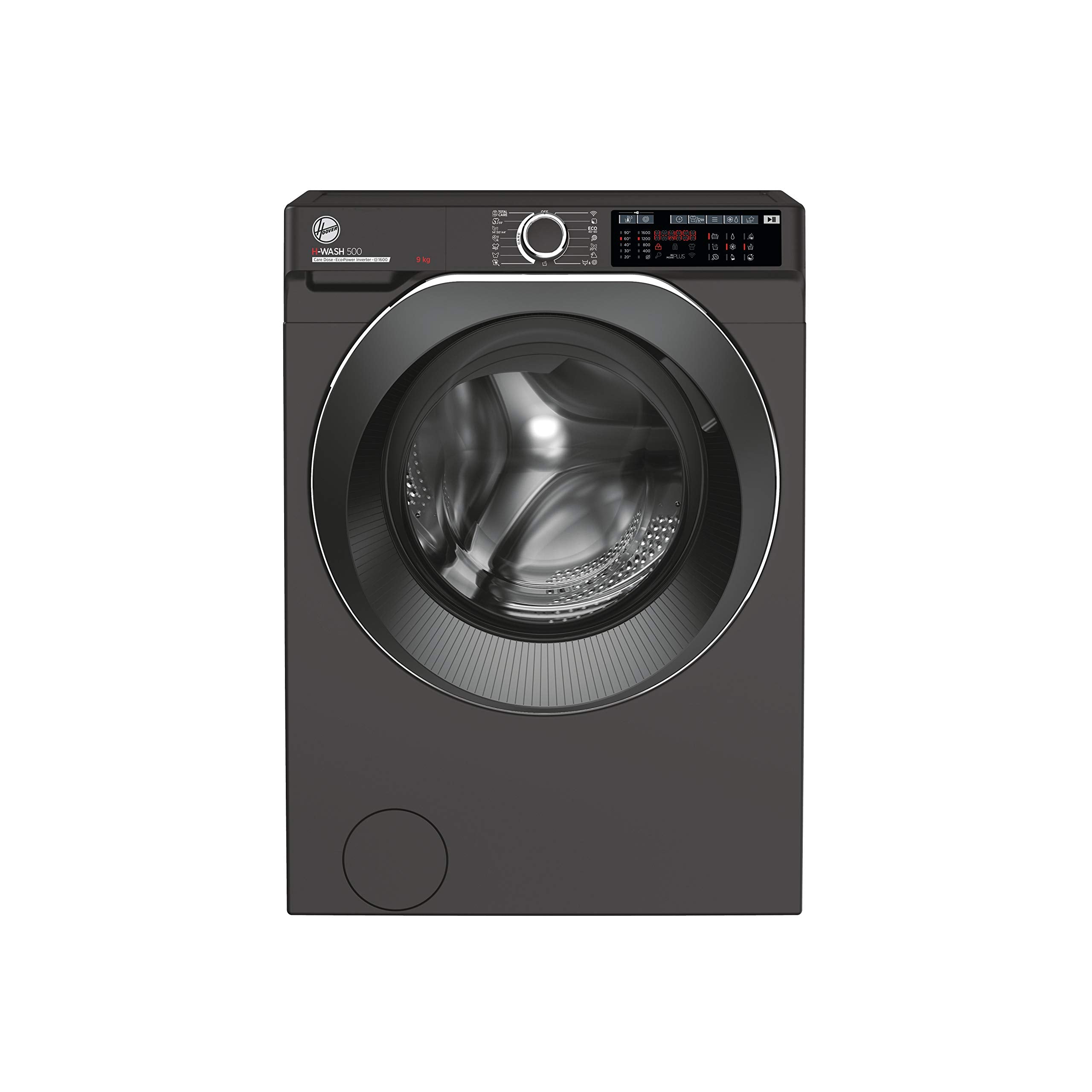 Hoover H-WASH 500 10kg Freestanding Washing Machine, 1400 RPM, A Rated, ECO‑Power Inverter Motor, hOn App, 60 Programmes, Care Dose, Power Care System, White, 60x59x85 cm ‑ HW 410AMC/1-80