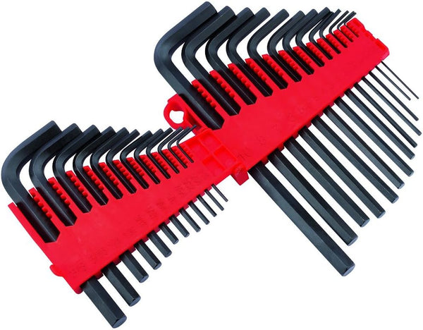 Draper 80930 Metric/Imperial Hexagon Key Set (25-Piece)