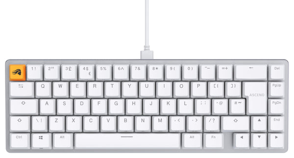 Glorious Gaming GMMK 2 Full Size (96%) - Mechanical Gaming Keyboard, Aluminium Frame, Customisable, Doubleshot Caps, Fox Switches, Per Key RGB, Full NKRO, English UK QWERTY Layout - Pink