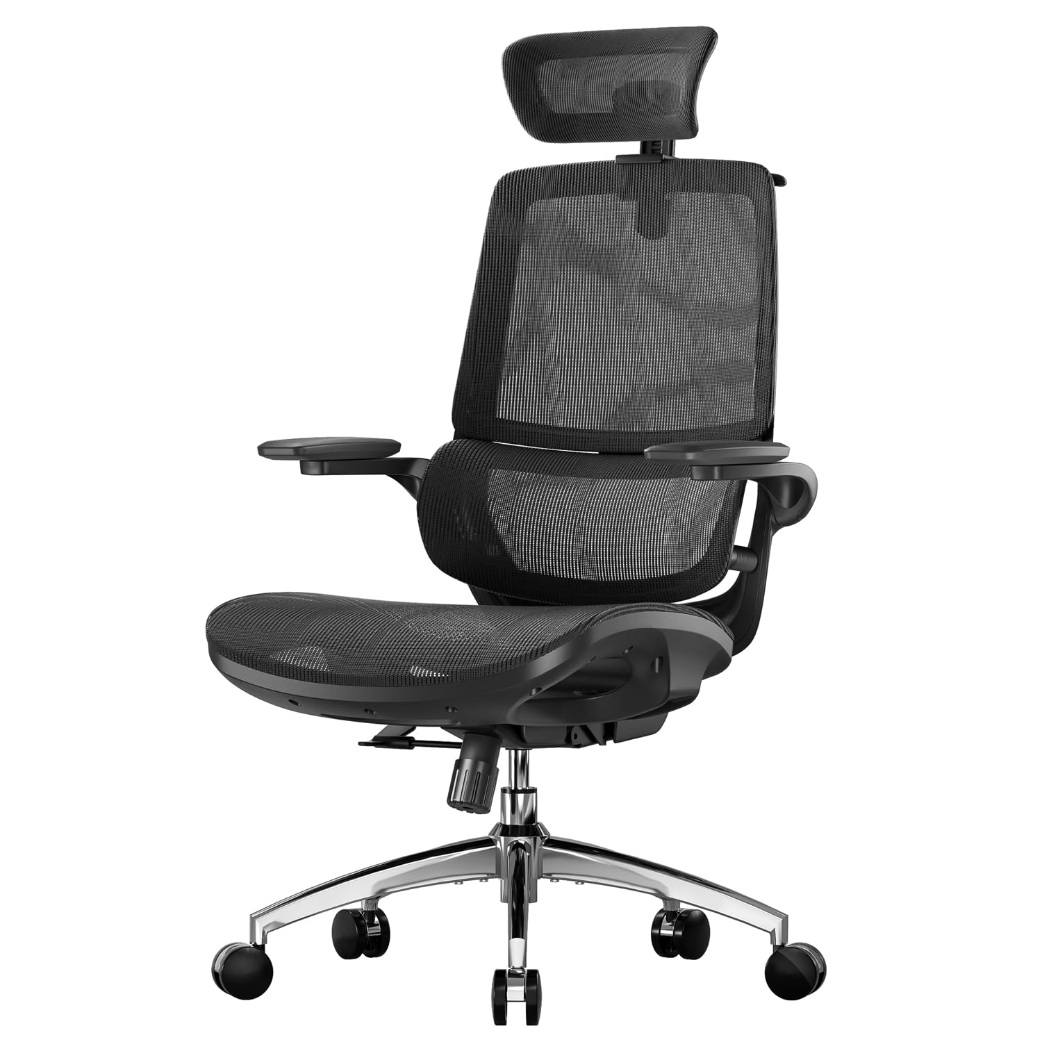 SIHOO M59AS Ergonomic Office Chair, Desk Chair with 3D Coordinated Flip-up Armrests, Computer Chair with Dual Back Design and Adaptive Dynamic Lumbar