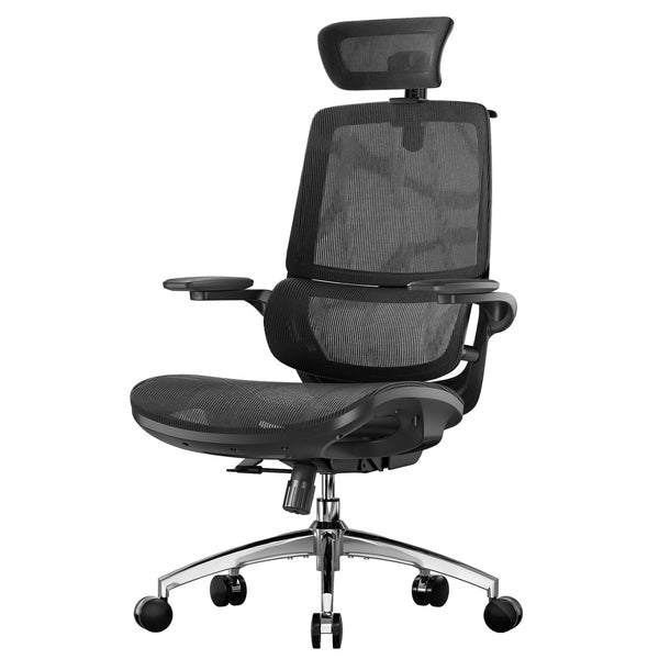 SIHOO M59AS Ergonomic Office Chair, Desk Chair with 3D Coordinated Flip-up Armrests, Computer Chair with Dual Back Design and Adaptive Dynamic Lumbar