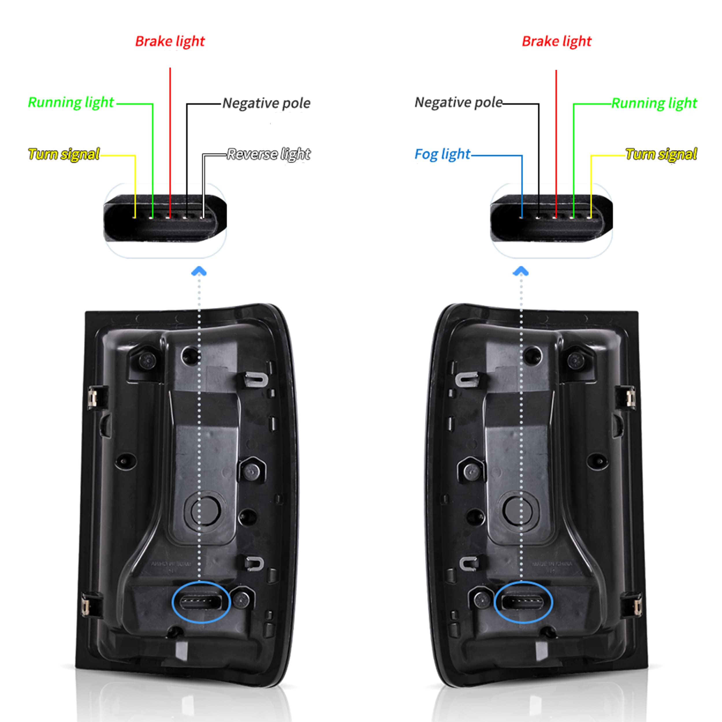 VLAND LED Tail Lights Compatible with Amk 2010-2021