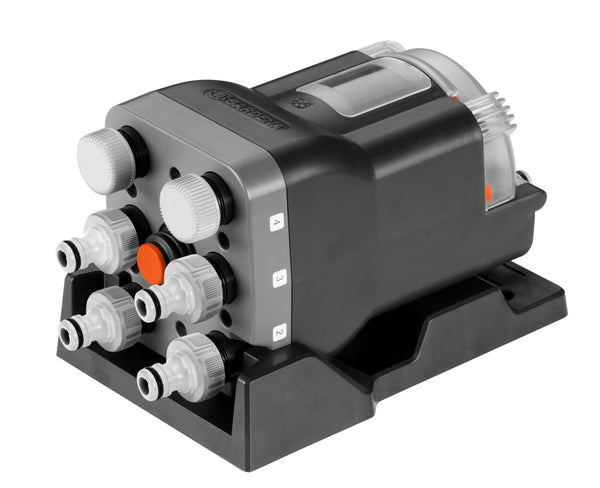 Gardena Water Distributor automatic: 6-point distributor, simple operation, space-saving, allows flexible use, ideal even at low water pressure, 3/4 inch outer threads (1197-20)