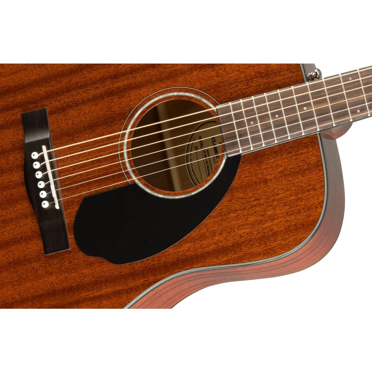 Fender CD-60 Dreadnought V3 DS Acoustic Guitar in Black with Walnut Fretboard, Great for Beginners, Comes with Free Virtual Lessons