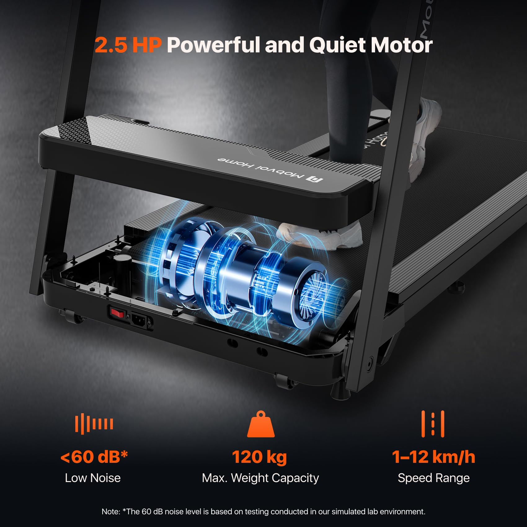 Mobvoi Home Smart AI Treadmill Ultra 6% Incline 3 in 1 Walking Pad Treadmills for Home Office TicSports APP 2.5HP Running Treadmill Handrail Holder for Cup Phone Laptop Speaker 12KMH 120KG